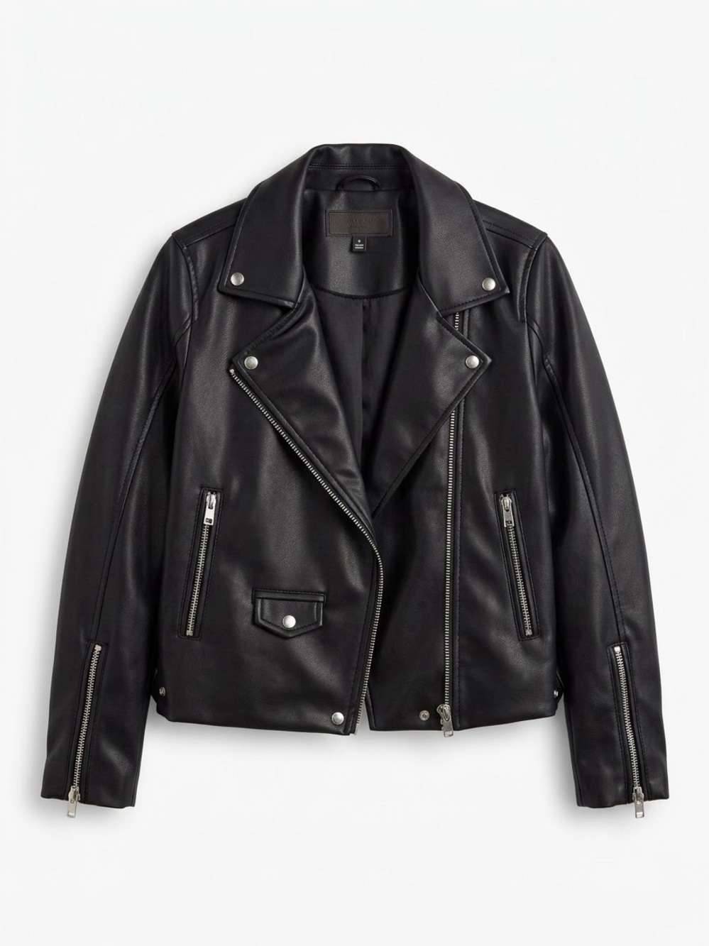 BlankNYC - Black Faux Leather Moto Jacket - Women